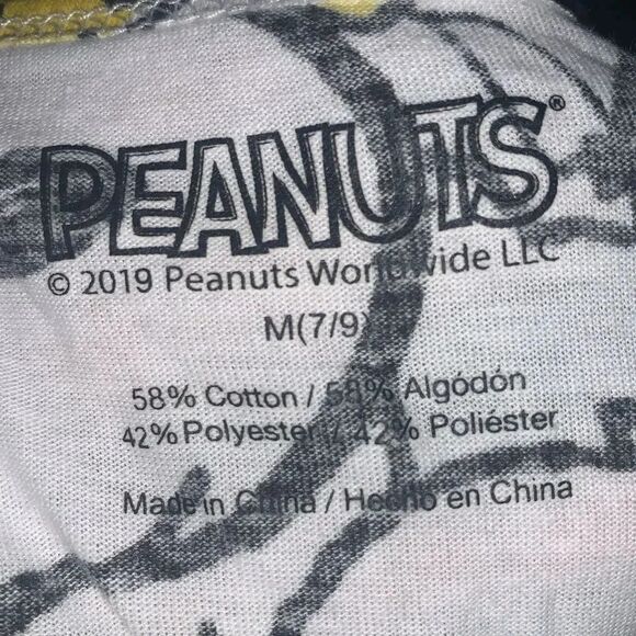 PEANUTS SNOOPY WOODSTOCK JUNIOR GIRLS WHITE TANK TOP - Picture 2 of 3